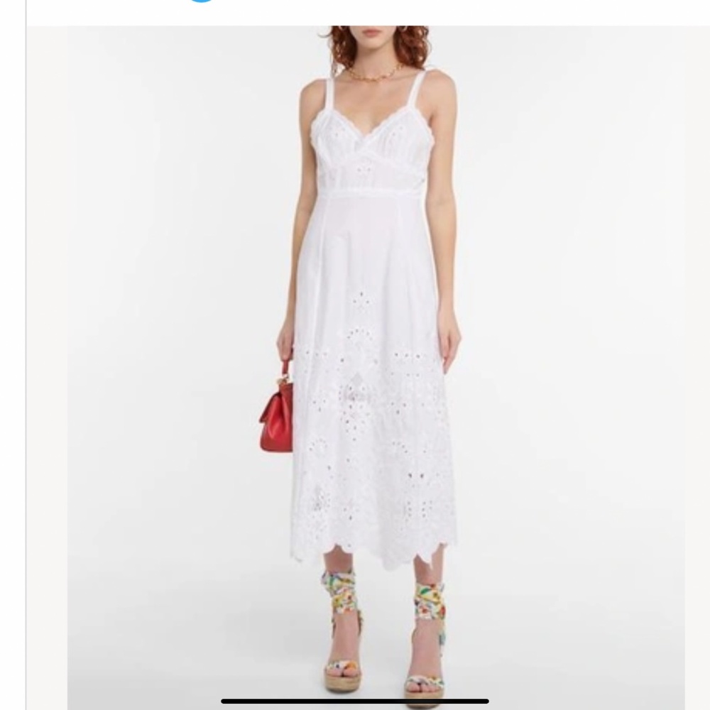 DOLCE & GABBANA WHITE DRESS !!!